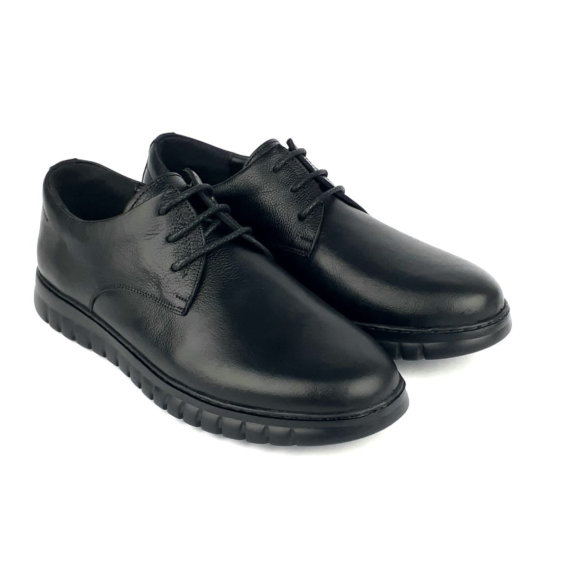Volzak 6086 Black Leather Shoe