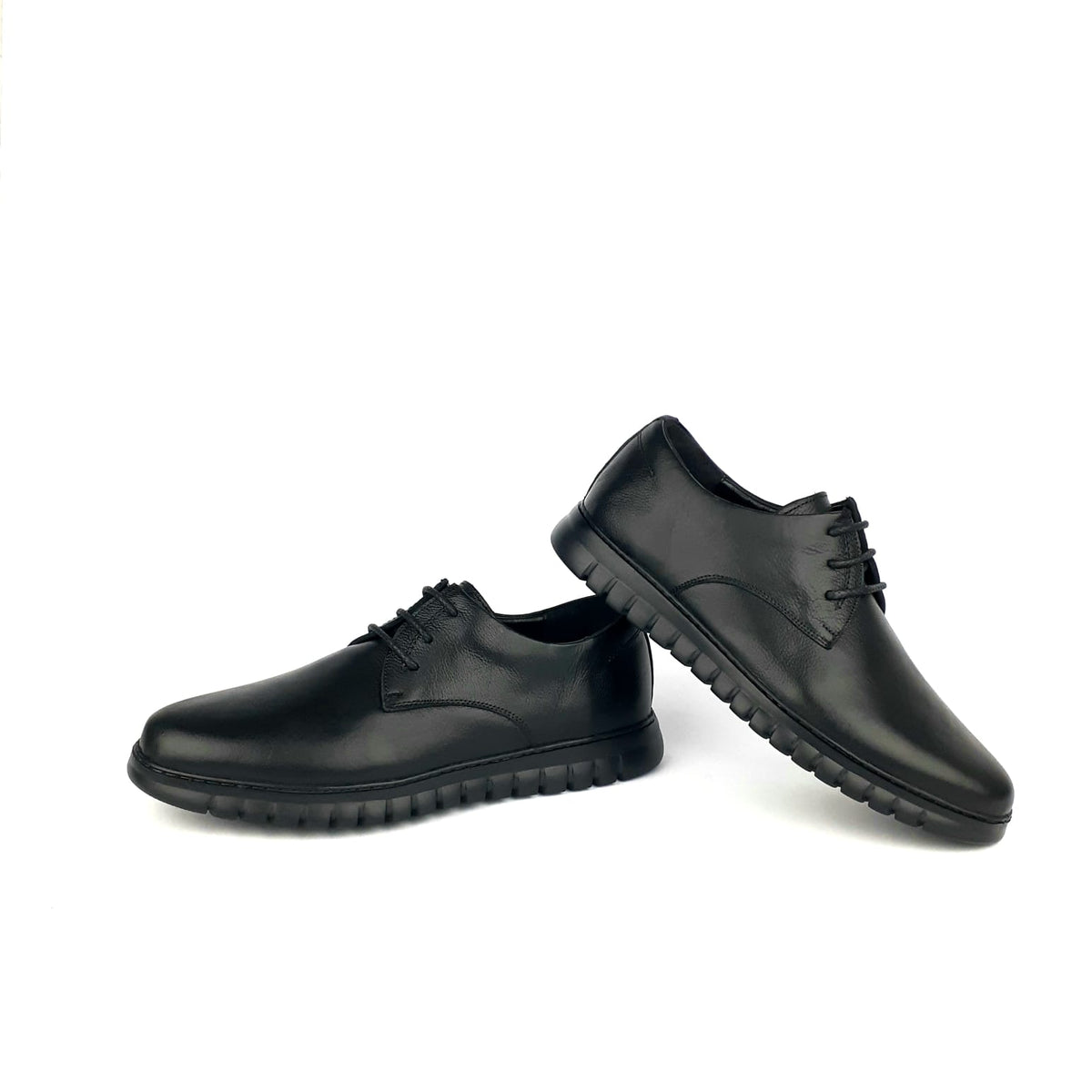 Volzak 6086 Black Leather Shoe