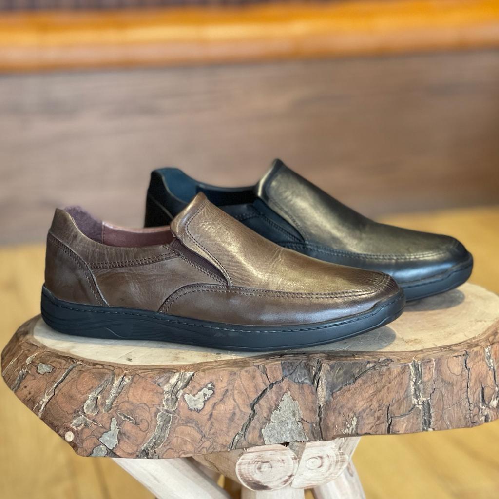 Volzak 3031 Chaussure en cuir Marron
