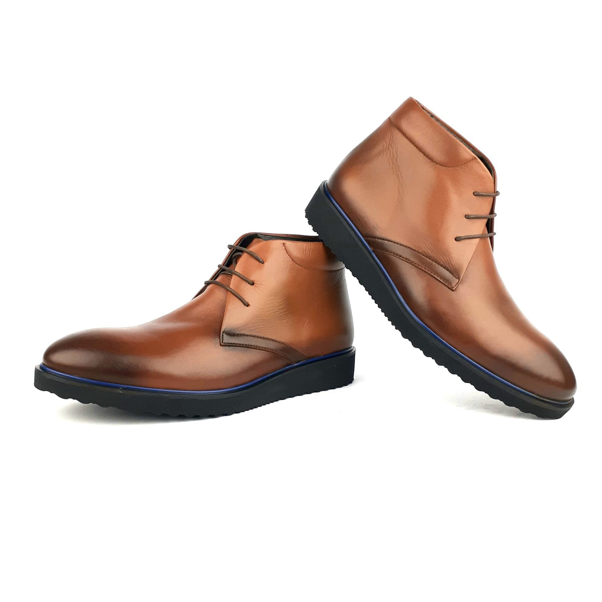 Volzak 8024 Cashew Leather Ankle Boot