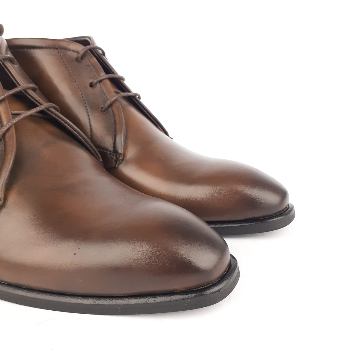 Volzak 1301 Bottine en cuir Marron vintage