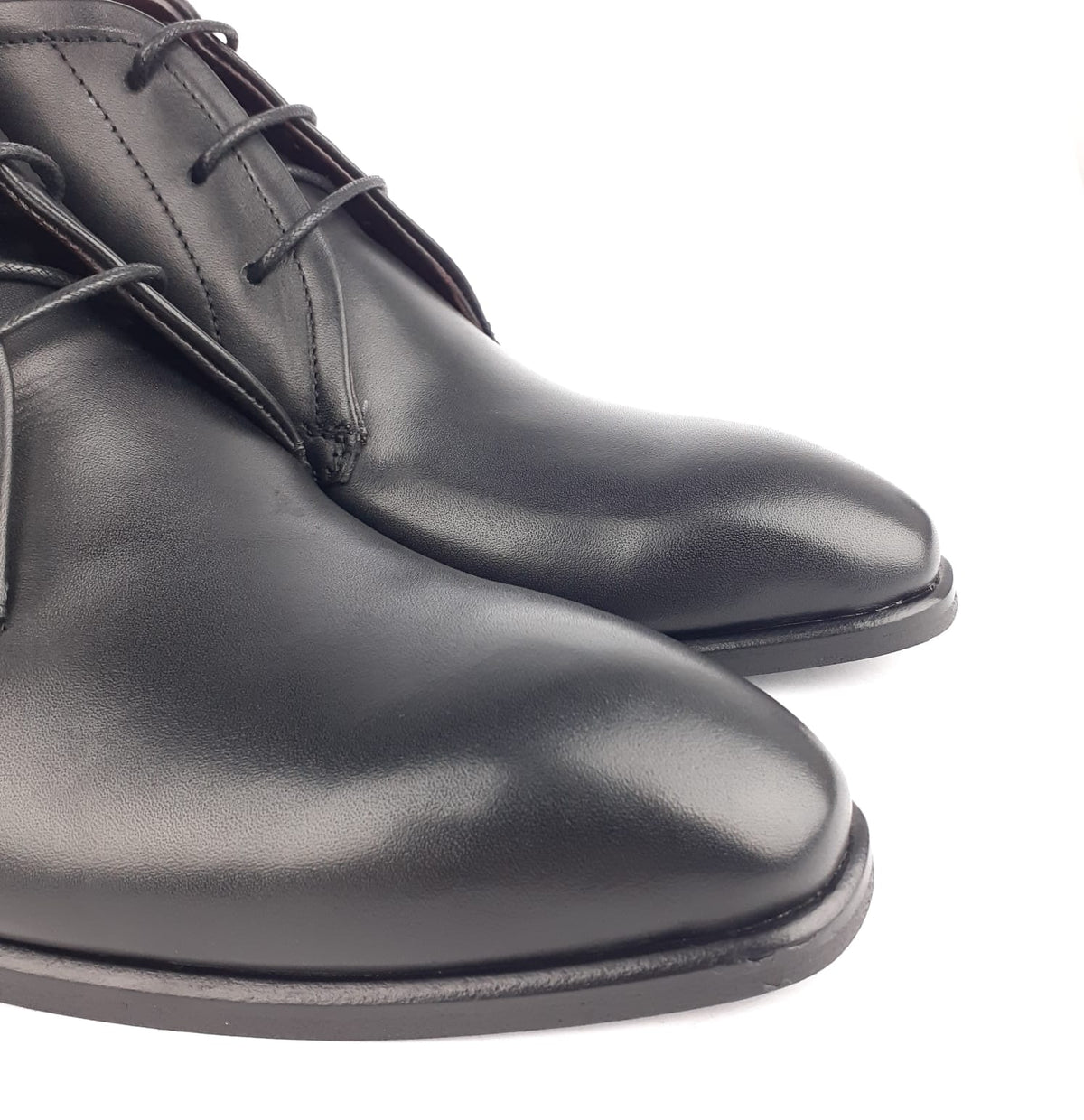 Volzak 1301 Black Leather Ankle Boot