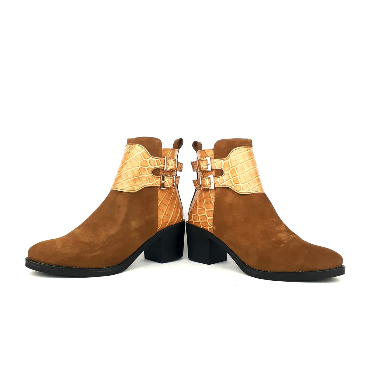 Volzak 1106 Cashew Suede Ankle Boot