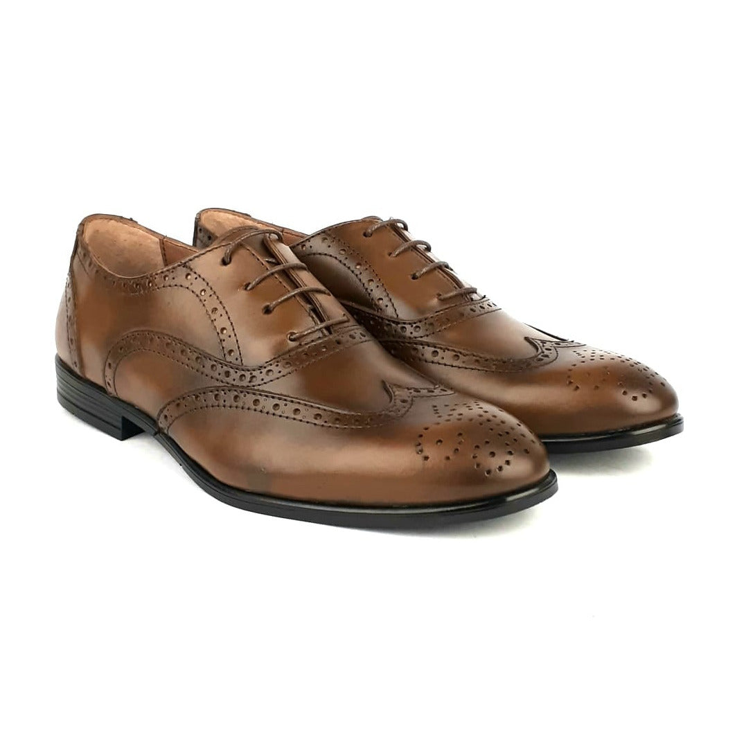 Volzak 891 Vintage Brown Leather Shoe