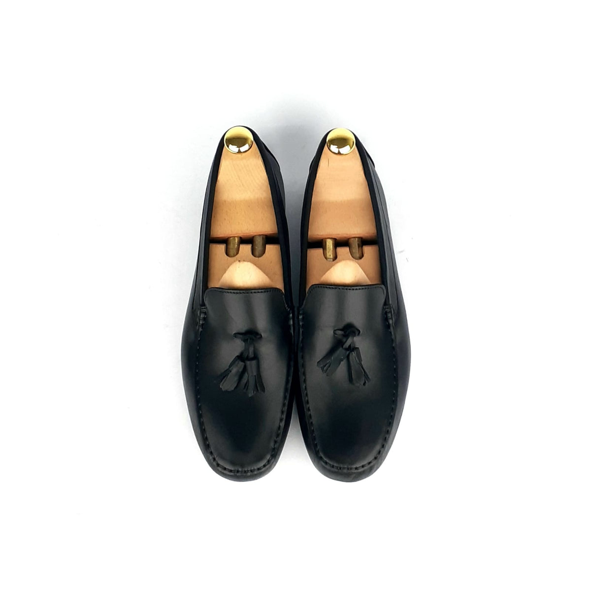 Volzak 5090 Black Leather Moccasin