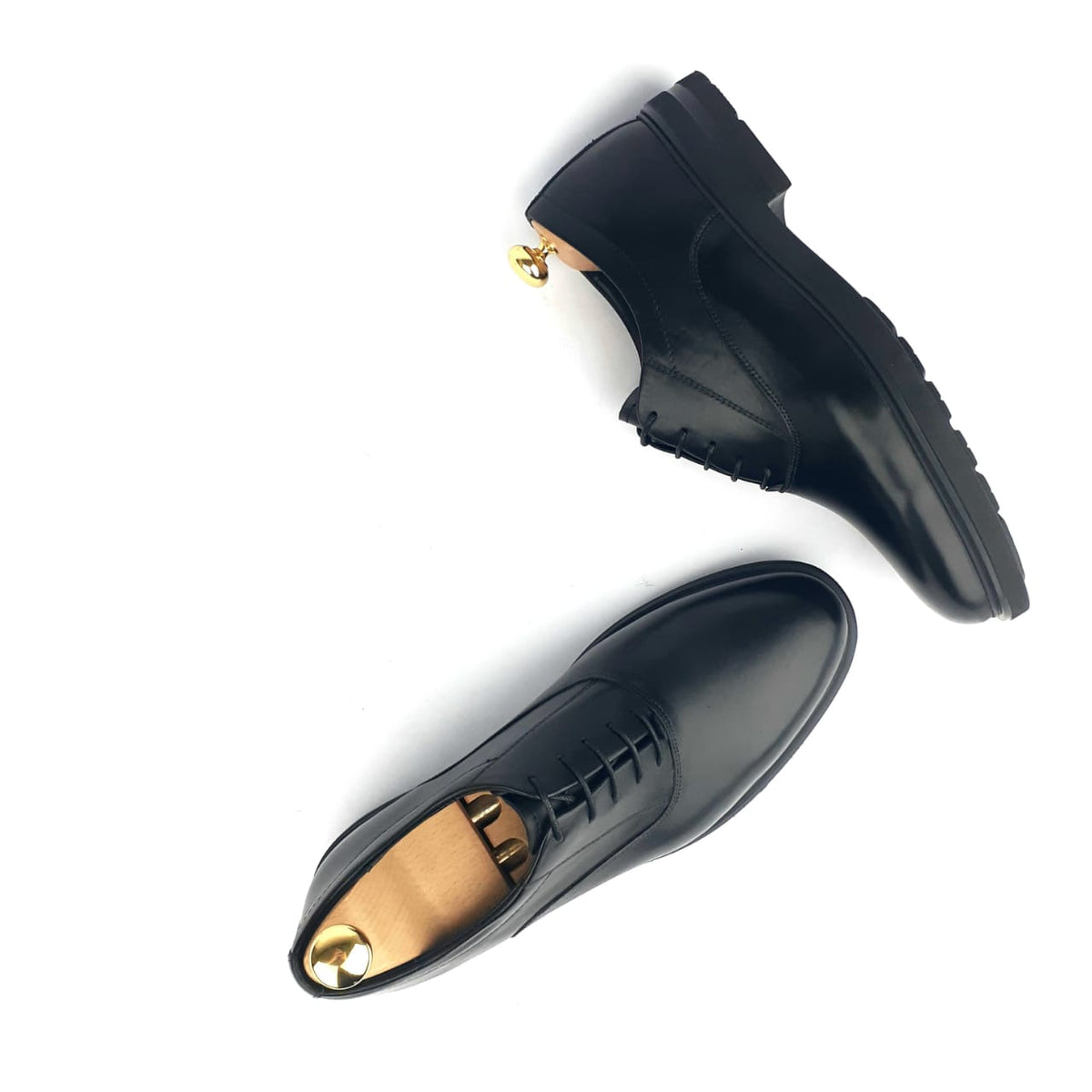 910 Chaussure en cuir Noir