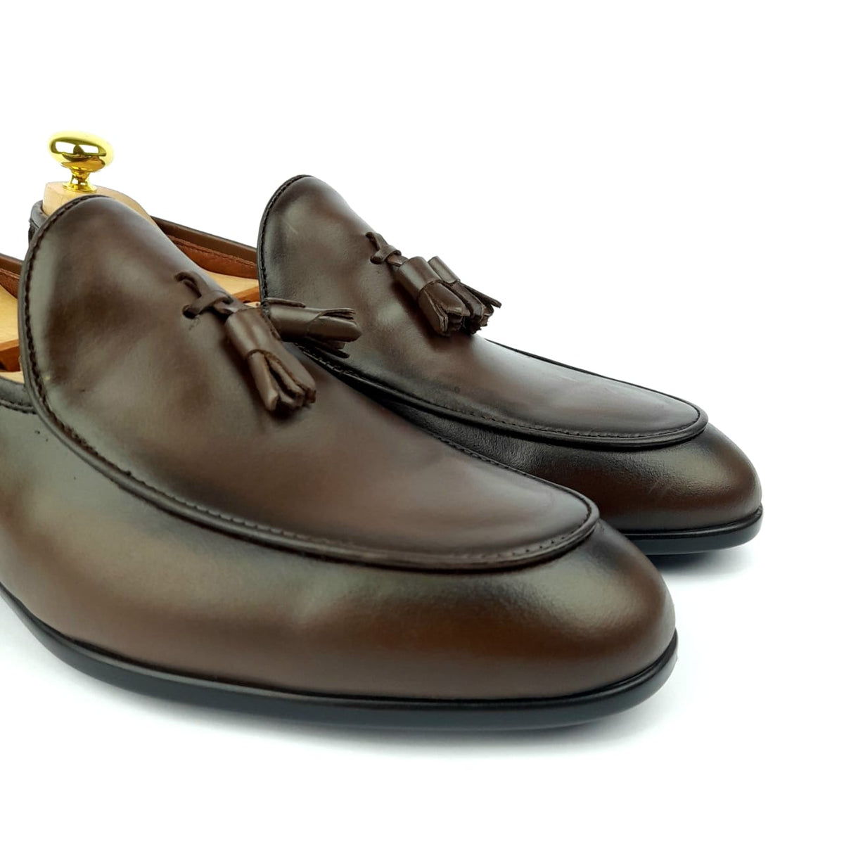 Volzak 5053 Brown Leather Moccasin