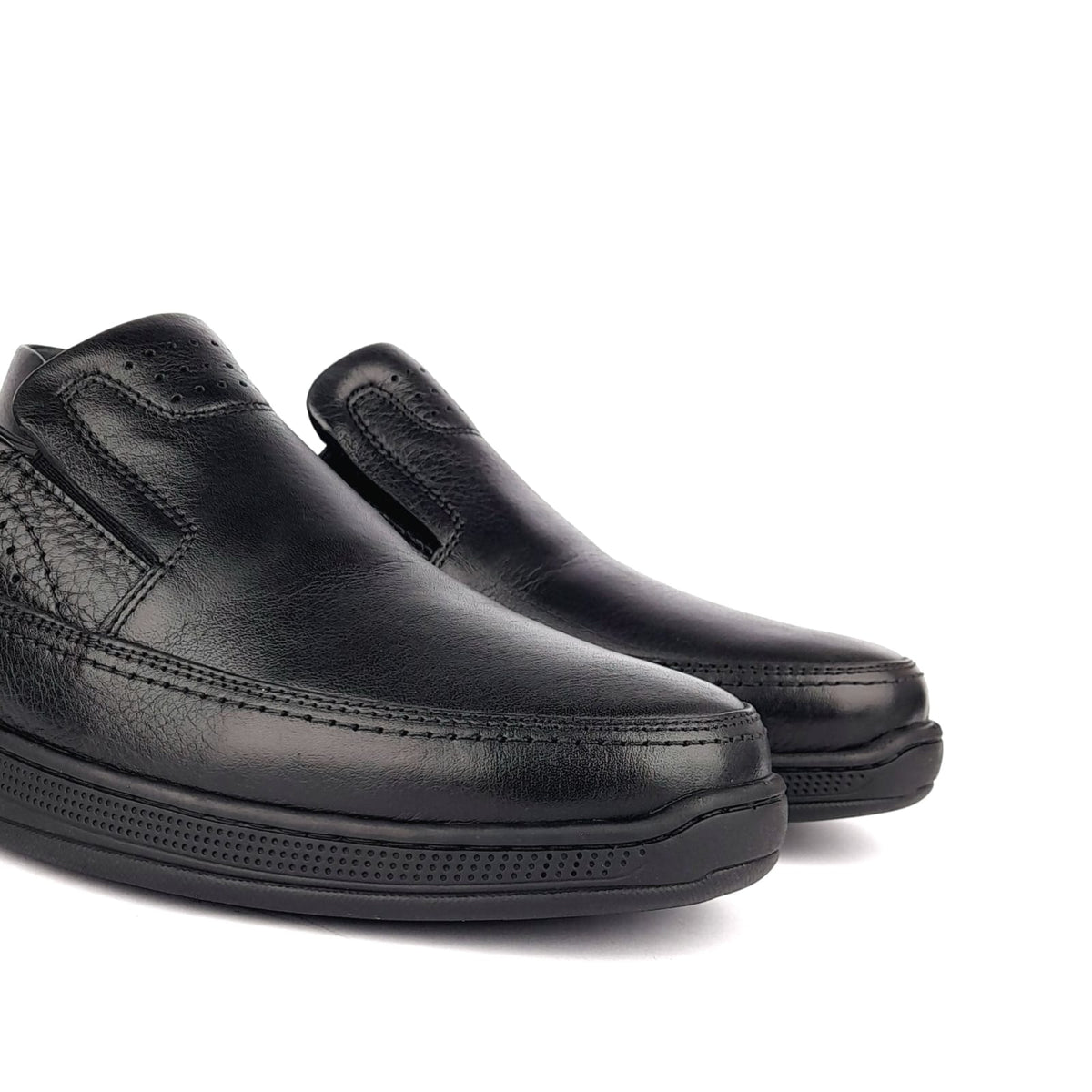 4067 Chaussure en cuir Noir