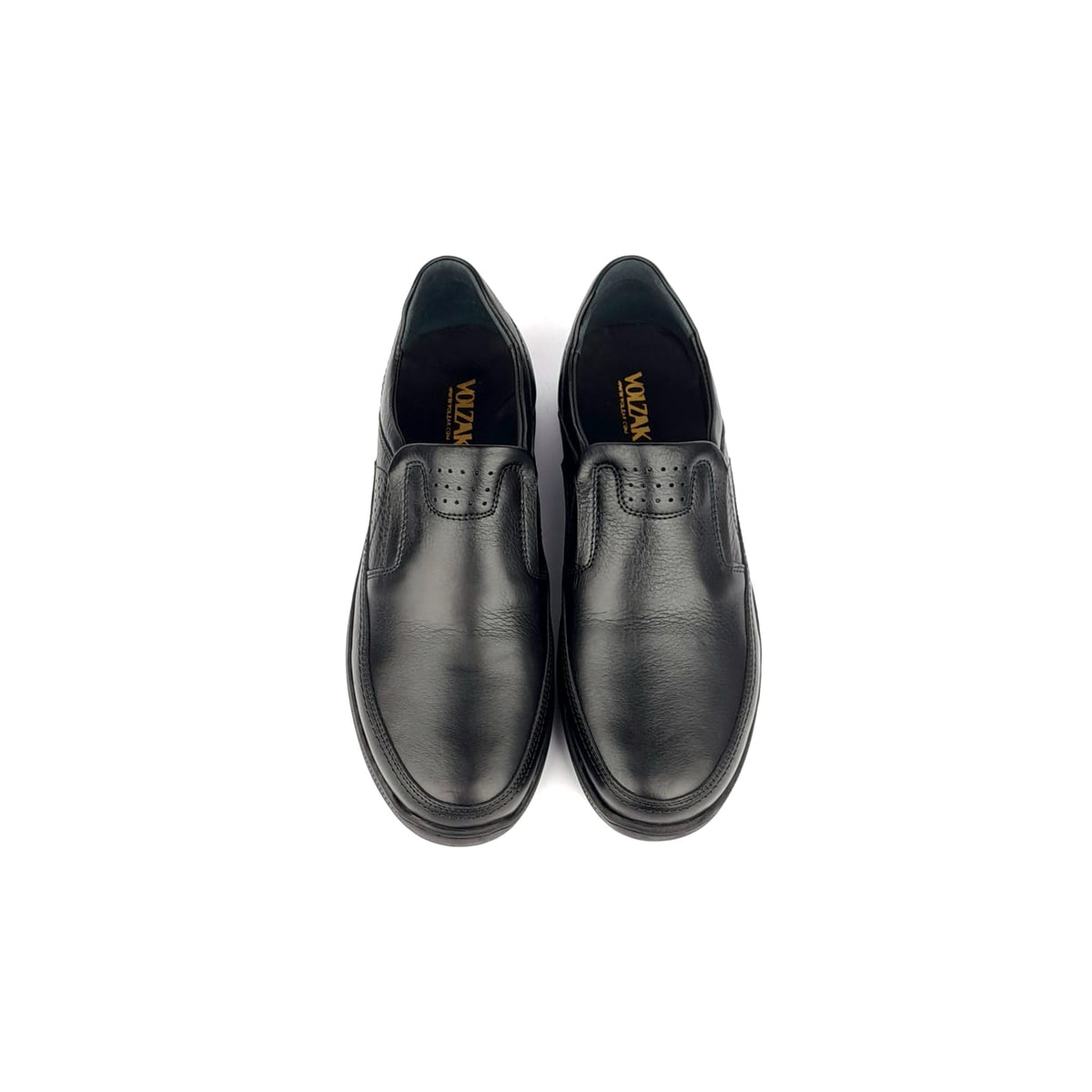 4067 Chaussure en cuir Noir