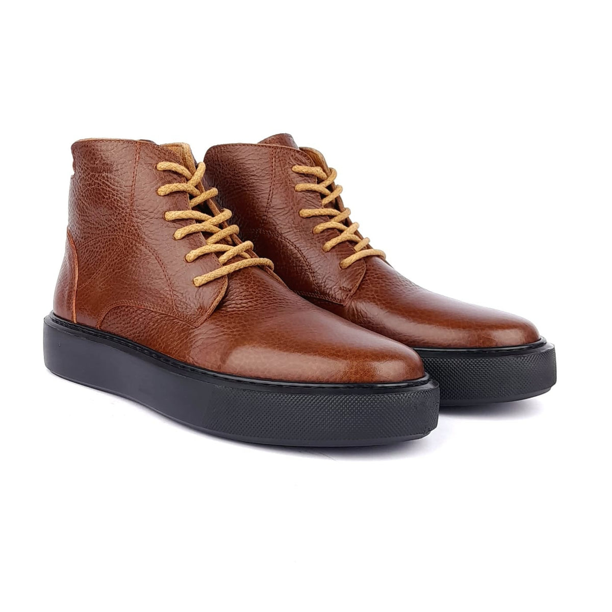 Volzak 3065 Camel Leather Ankle Boot