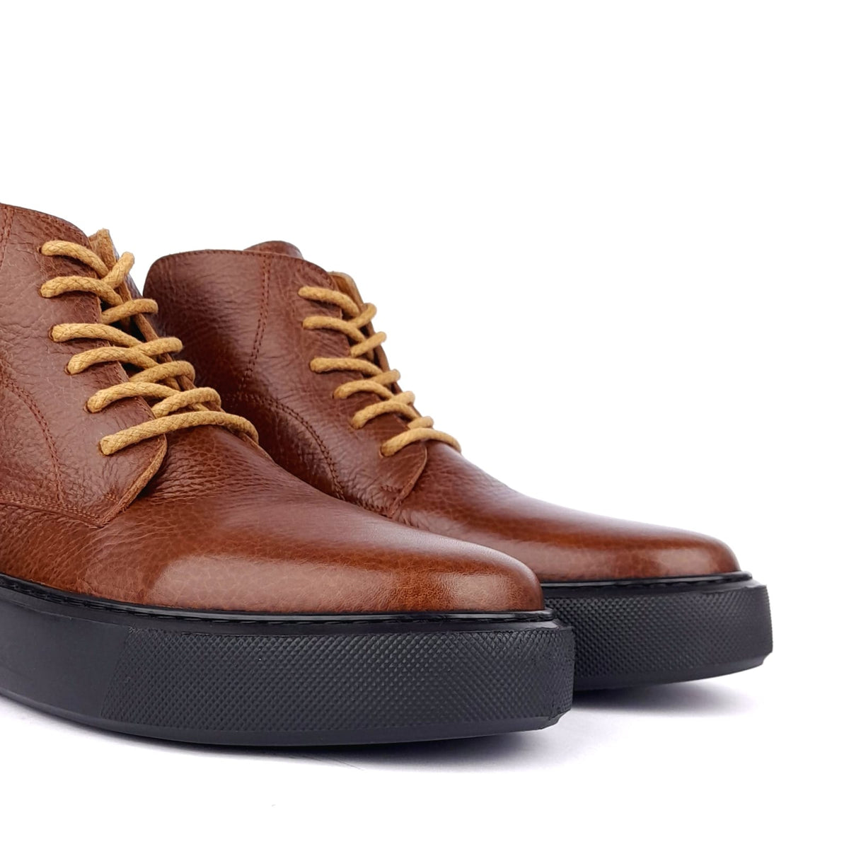 Volzak 3065 Camel Leather Ankle Boot