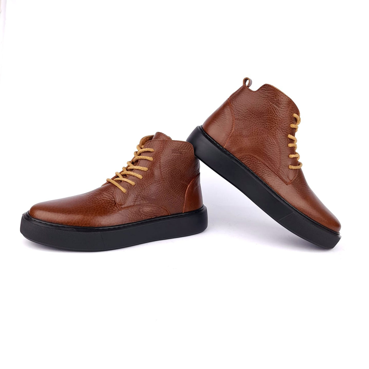 Volzak 3065 Camel Leather Ankle Boot