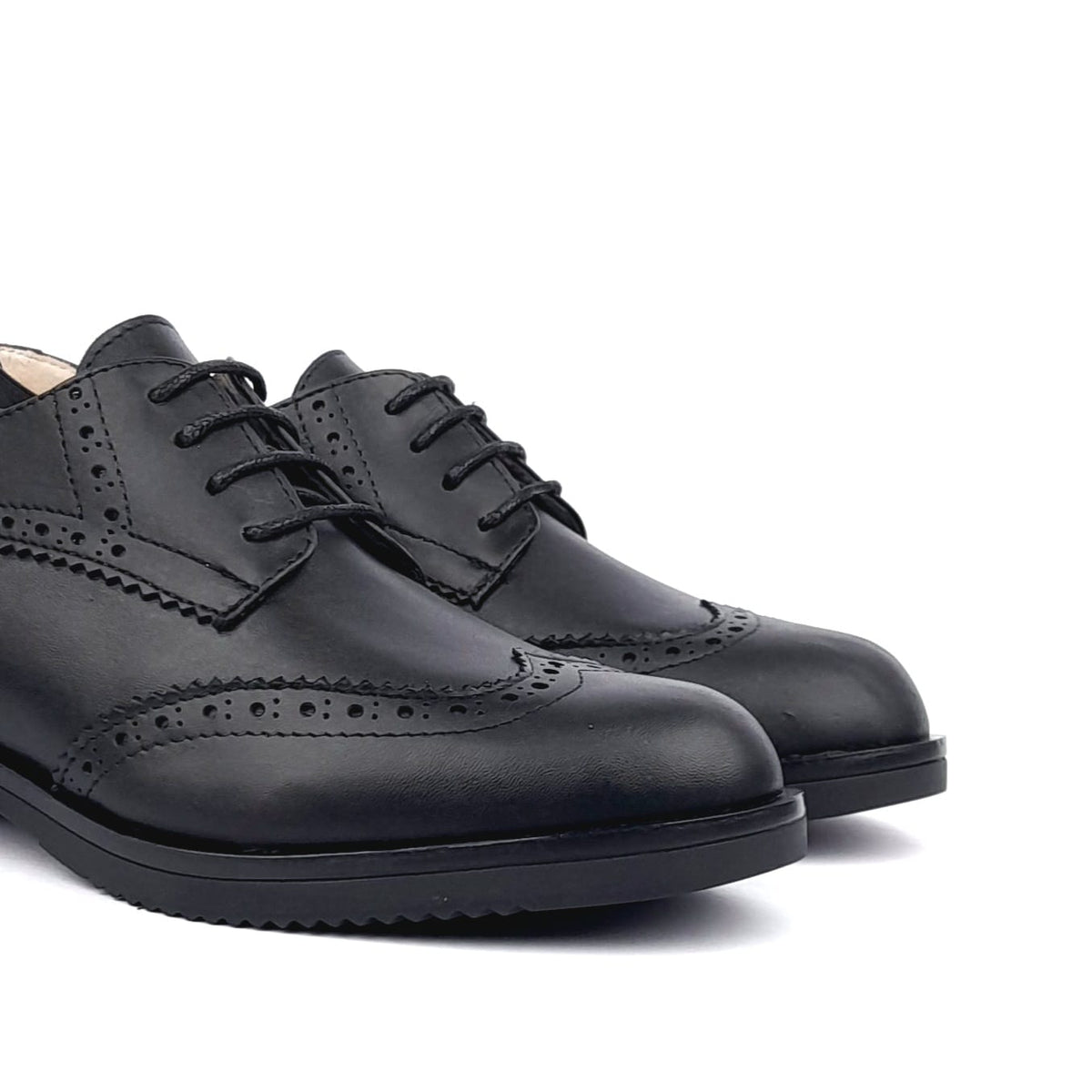 Volzak 865 Black Leather Shoe