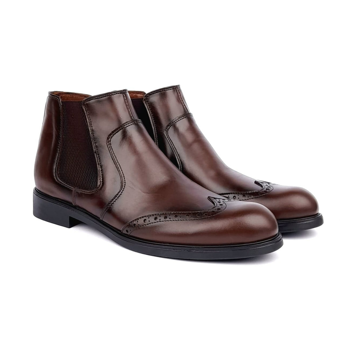 Volzak 5101 Brown Leather Ankle Boot