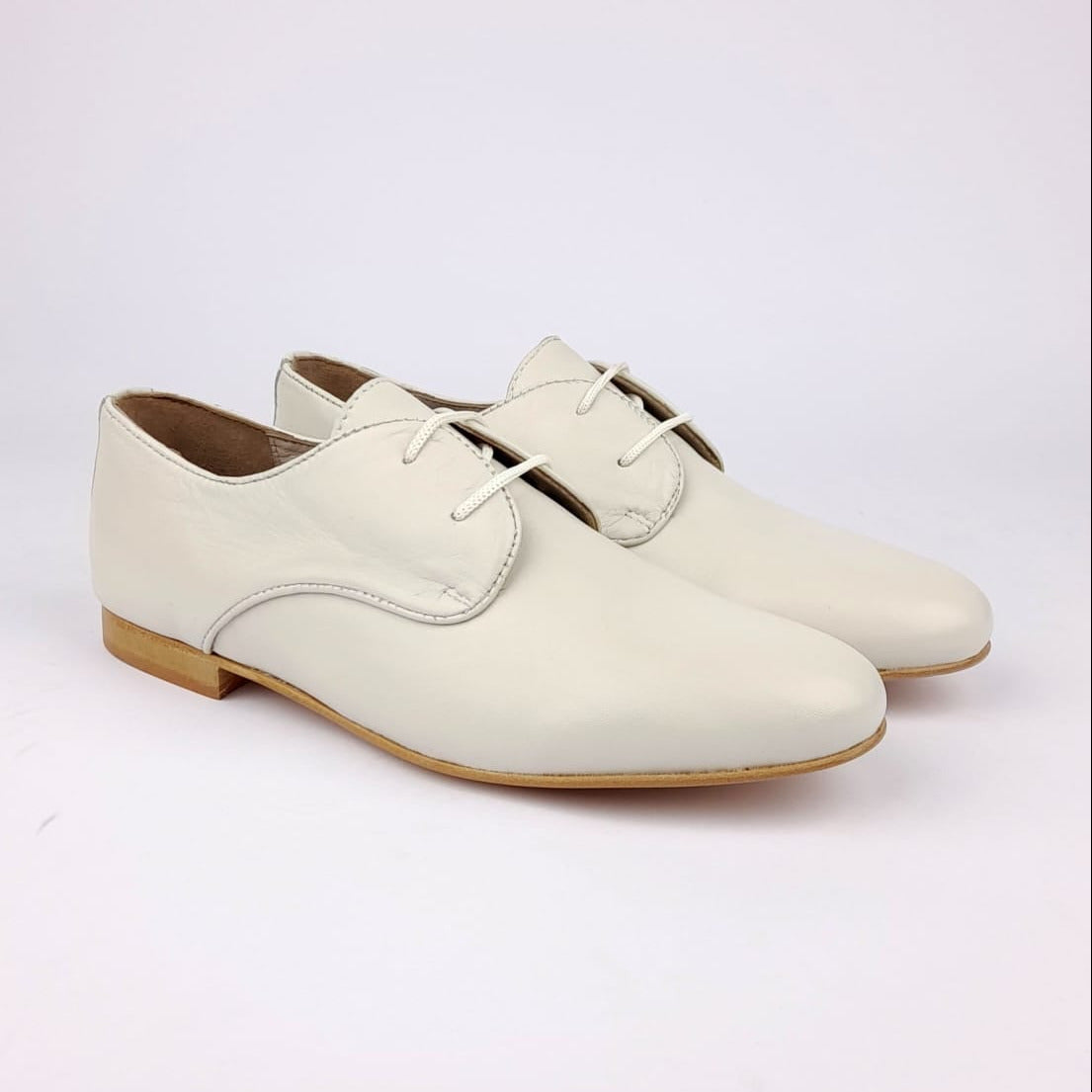 Volzak 125 Leather Shoe White