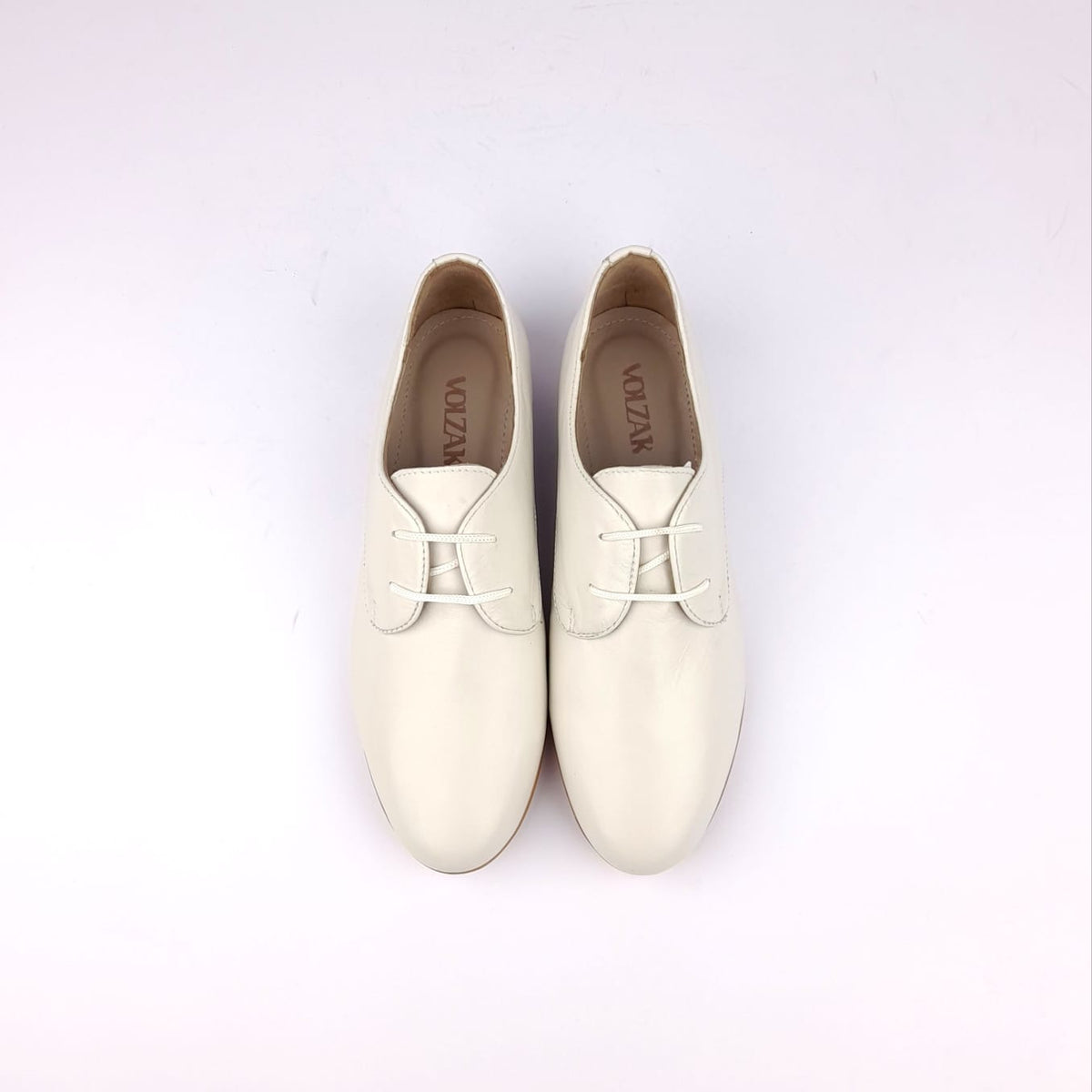 Volzak 125 Leather Shoe White