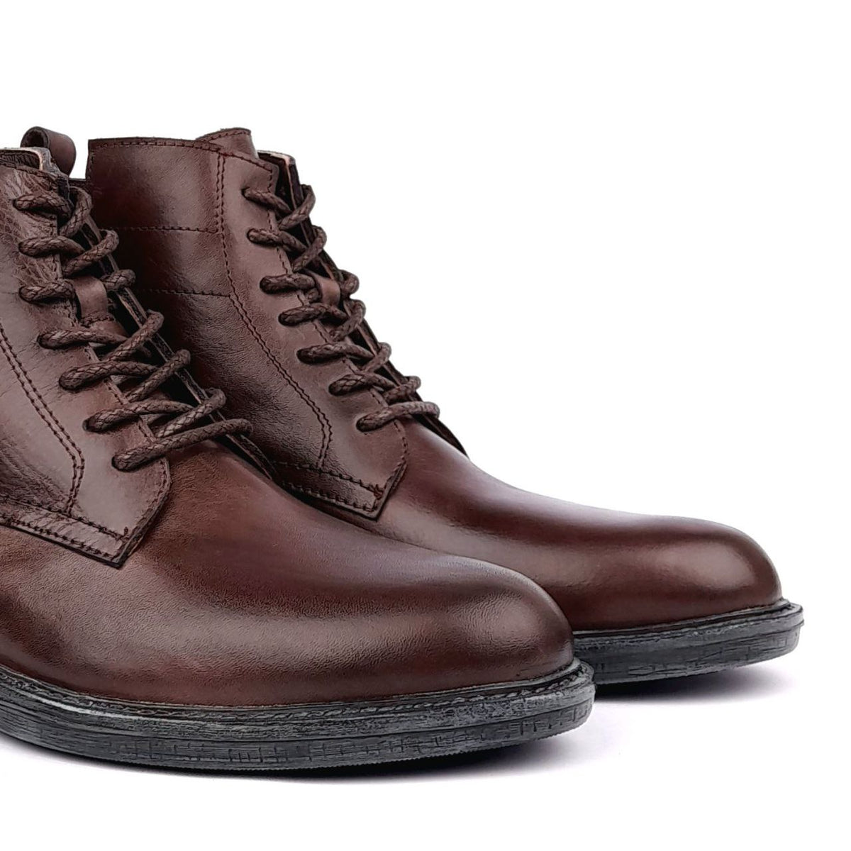 Volzak 3063 Brown Leather Ankle Boot
